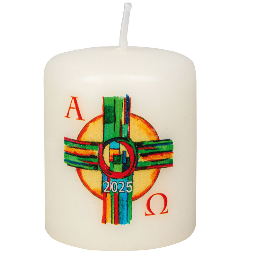 Osterkerze Motiv T5 mit Jahreszahl Osterkerze Motiv T5 mit Jahreszahl