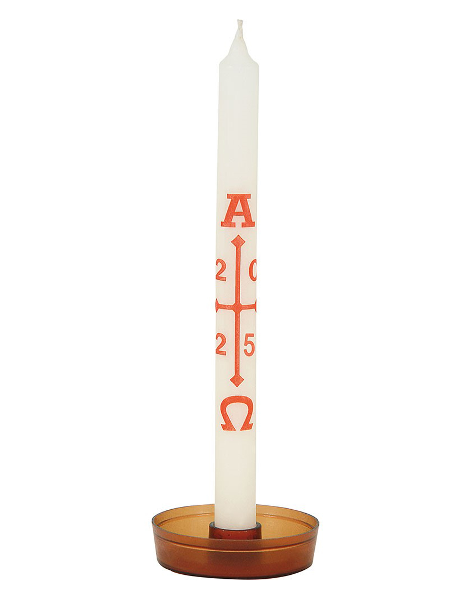 Osternachtkerze Motiv 10 mit Zahl Osternachtkerze Motiv 10 mit Zahl