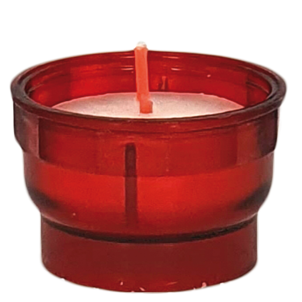 Mehrweg Opferlicht rot, VE 300 Mehrweg Opferlicht rot, VE 300