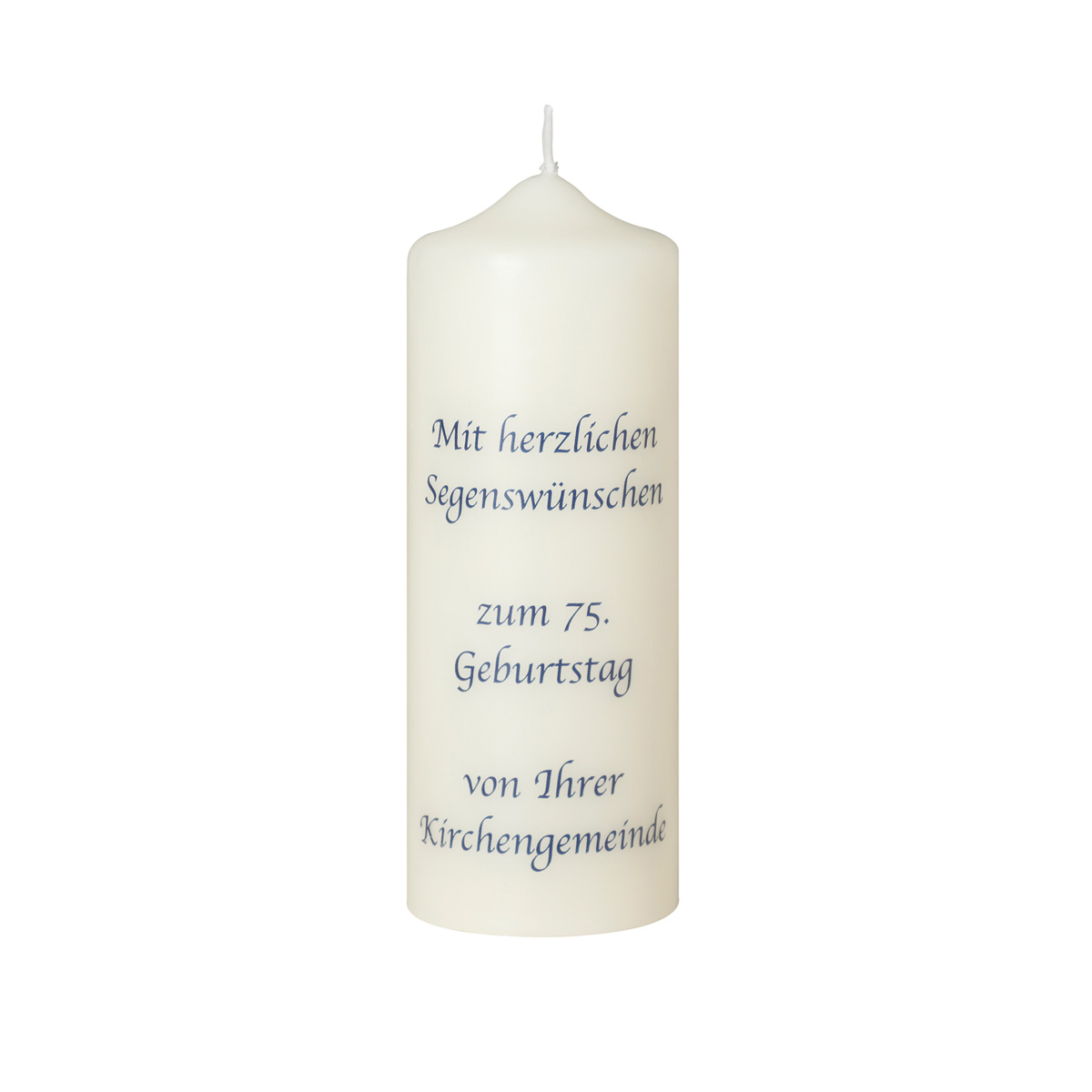 Geburtstagskerze zum "75."