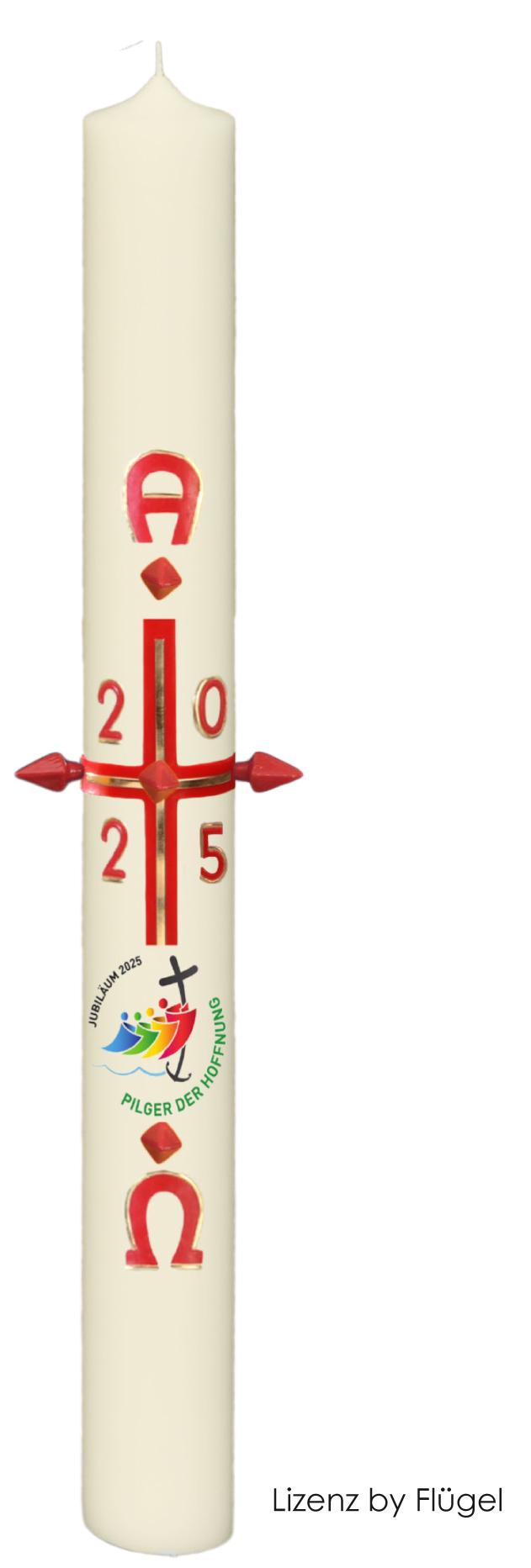 Osterkerze Heiliges Jahr, 8/80cm Osterkerze Heiliges Jahr, 8/80cm