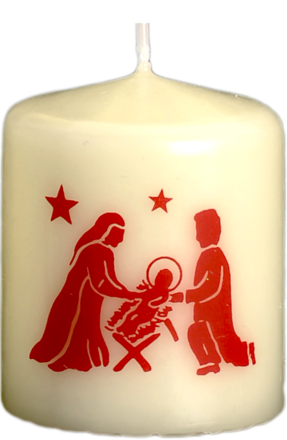 Weihnachtskerze "Heilige Familie" Weihnachtskerze "Heilige Familie"