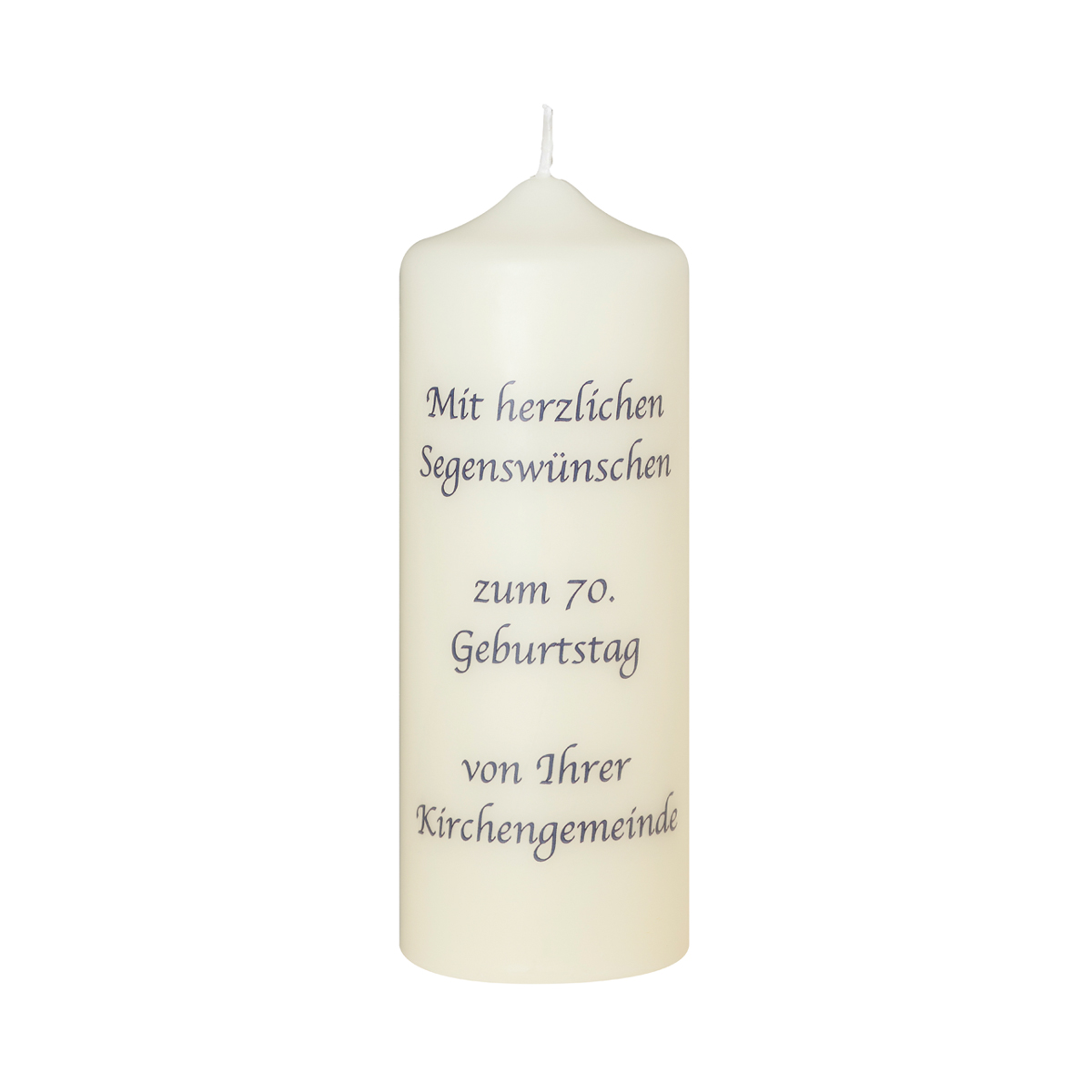 Geburtstagskerze zum "70."