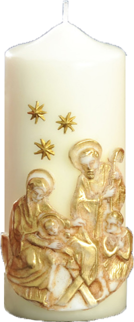 Weihnachtskerze Hl. Familie Weihnachtskerze Hl. Familie