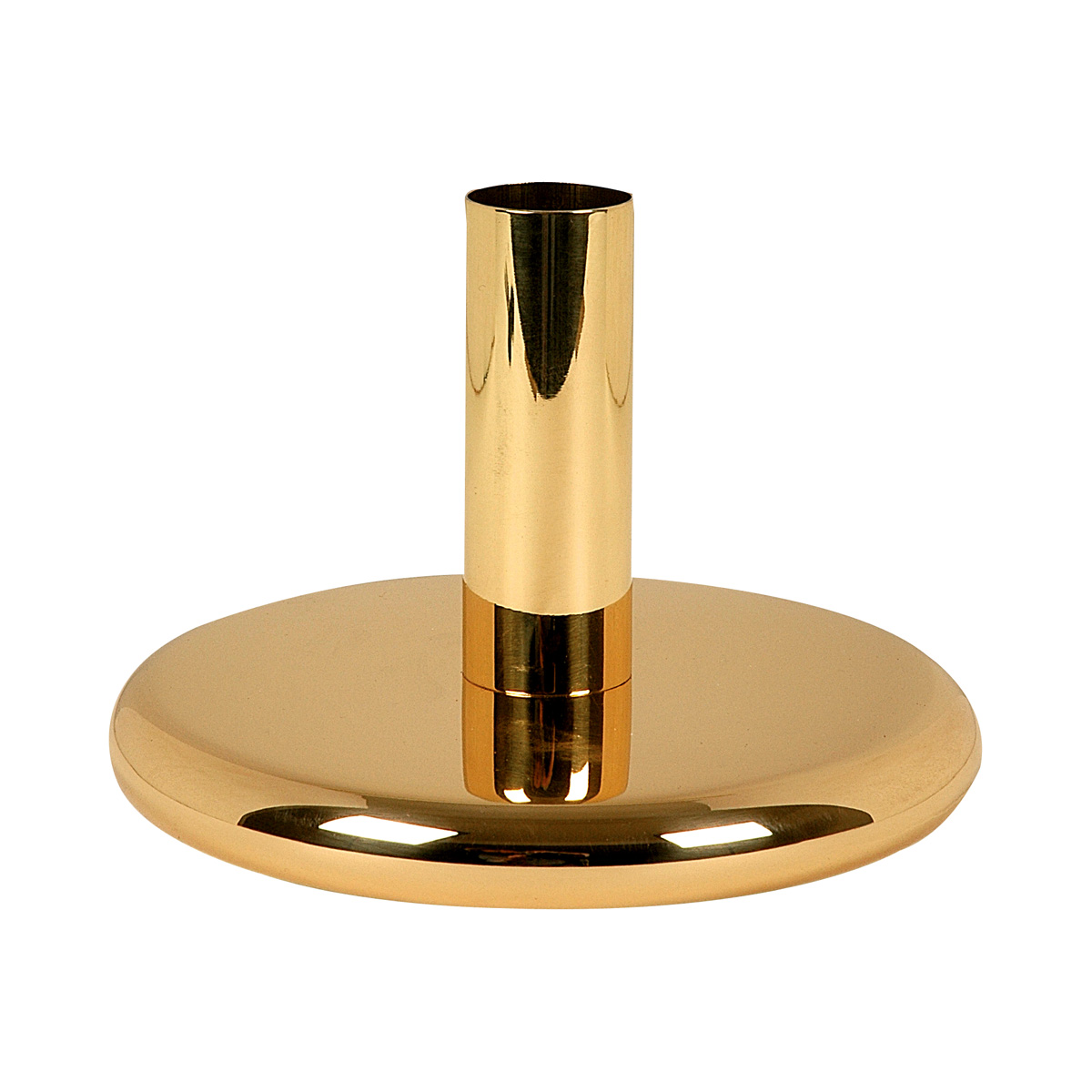 Flambeauxfuß messing, Durchm. 18 cm Flambeauxfuß messing, Durchm. 18 cm