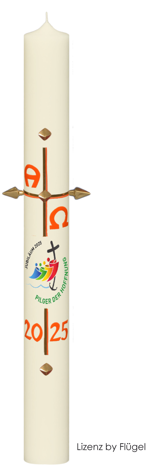 Osterkerze Heiliges Jahr, 8/80cm Osterkerze Heiliges Jahr, 8/80cm