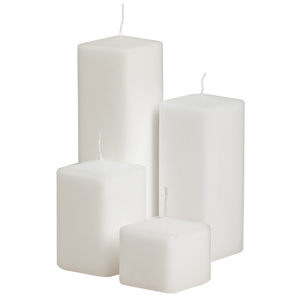 Vierkantkerze Gr. 60mm Vierkantkerze Gr. 60mm